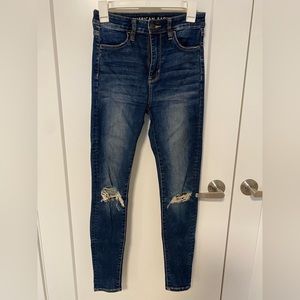 American Eagle jeans, next level stretch, dark wash, size 2 regular